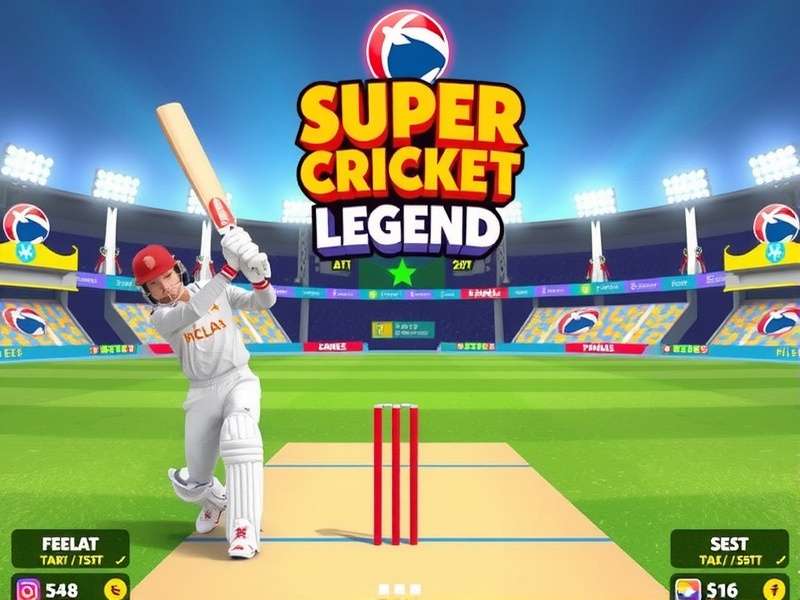 Super Cricket Legend Game Screenshot